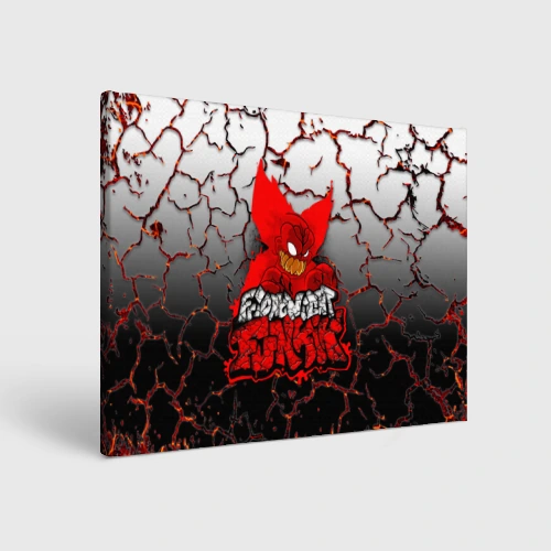 Холст прямоугольный Friday Night Funkin Tricky One
