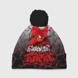 Шапка 3D c помпоном Friday Night Funkin Tricky One