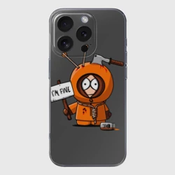 Чехол для iPhone 16 Pro Max силиконовый с защитой камеры Я в норме