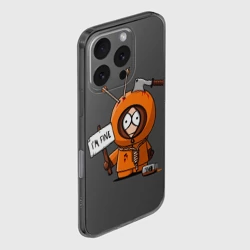 Чехол для iPhone 16 Pro силиконовый с защитой камеры Я в норме - фото 2