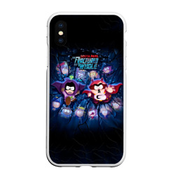 Чехол для iPhone XS Max матовый Супергеройская команда