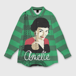 Женская рубашка oversize 3D Amelie