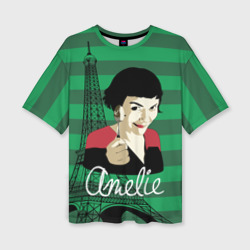 Женская футболка oversize 3D Amelie