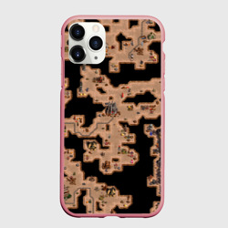 Чехол для iPhone 11 Pro Max матовый Герои 3 Карта Подземелья