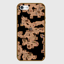 Чехол для iPhone 5/5S матовый Герои 3 Карта Подземелья