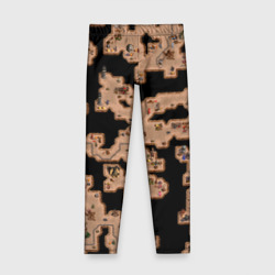 Детские леггинсы 3D Герои 3 Карта Подземелья