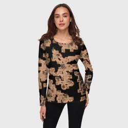 Женский лонгслив 3D Герои 3 Карта Подземелья - фото 2