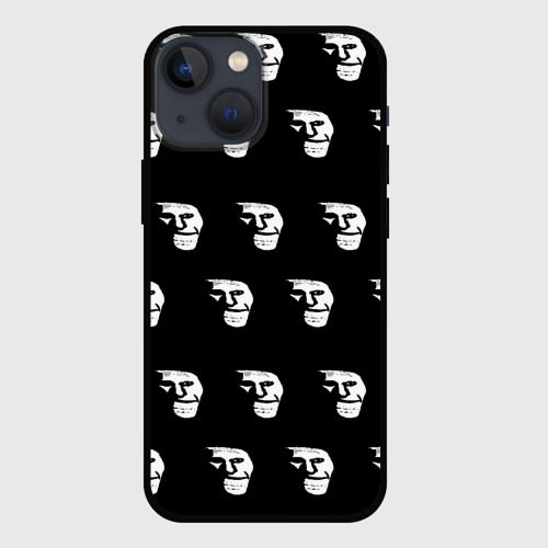 Чехол для iPhone 13 mini с принтом Dark trollface, вид спереди #2