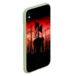 Чехол для iPhone XS Max матовый Сиреноголовый Кровавый Лес - фото 2