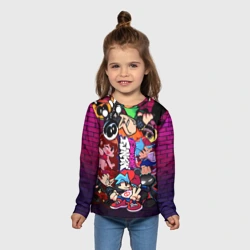 Детский лонгслив 3D Все персонажи из игры - фото 2