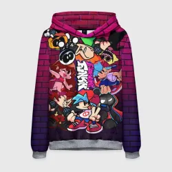 Мужская толстовка 3D Все персонажи из игры