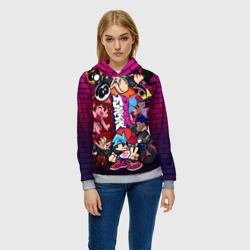 Женская толстовка 3D Все персонажи из игры - фото 2