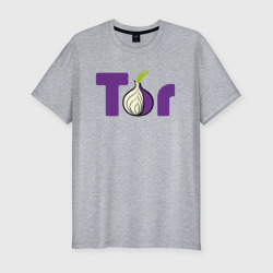 Мужская футболка хлопок Slim Тор tor project browser