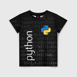Детская футболка 3D Python Пайтон