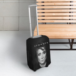 Чехол для чемодана 3D Zемфира красивый портрет - фото 2