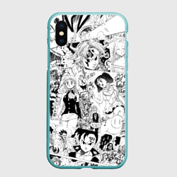 Чехол для iPhone XS Max матовый Семь смертных грехов, манга