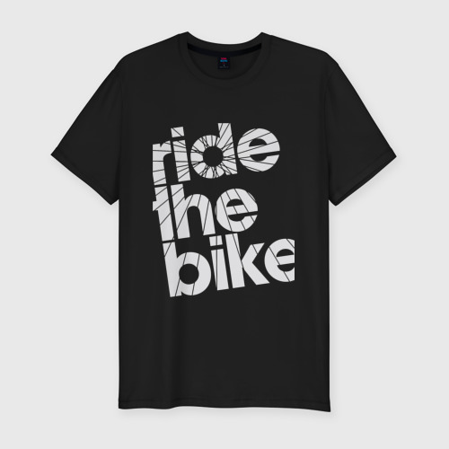 Мужская футболка хлопок Slim Ride the bike