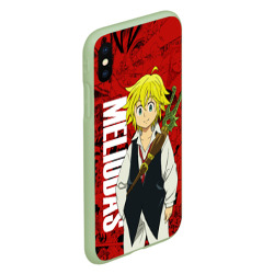 Чехол для iPhone XS Max матовый Мелиодас, Meliodas - фото 2