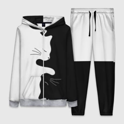 Женский костюм 3D Коты инь-янь