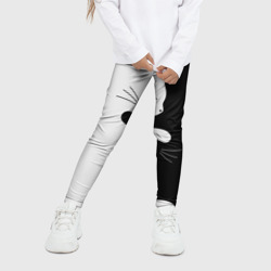 Детские леггинсы 3D Коты инь-янь - фото 2