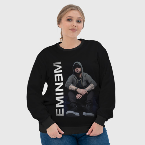 Женский свитшот 3D Eminem, цвет 3D печать - фото 6