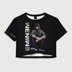 Женская футболка Crop-top 3D Eminem