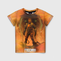 Детская футболка 3D Freeman g-Man Half-life