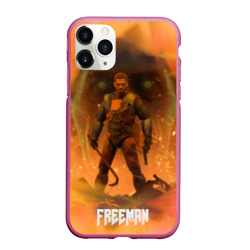 Чехол для iPhone 11 Pro Max матовый Freeman g-Man Half-life