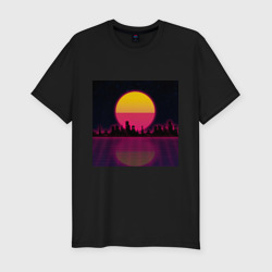 Приталенная футболка Neon City (Мужская)