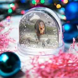 Игрушка Снежный шар Т-Рекс Динозавр Dino - фото 2