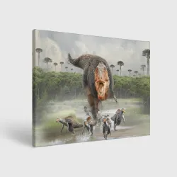 Холст прямоугольный Т-Рекс Динозавр Dino