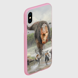 Чехол для iPhone XS Max матовый Т-Рекс Динозавр Dino - фото 2