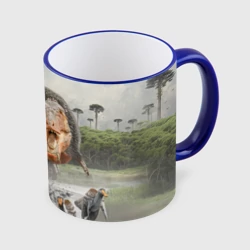 Кружка с полной запечаткой Т-Рекс Динозавр Dino