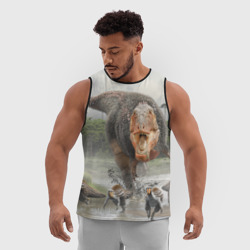 Мужская спортивная майка 3D Т-Рекс Динозавр Dino - фото 2