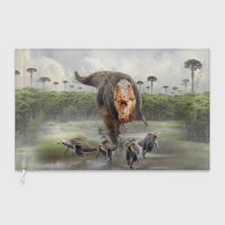 Флаг 3D Т-Рекс Динозавр Dino