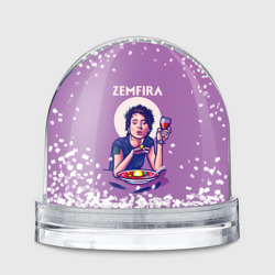 Игрушка Снежный шар Zemfira арт ужин