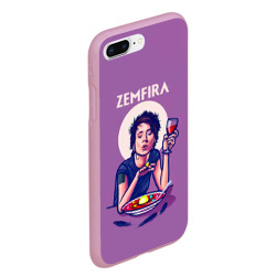 Чехол для iPhone 7Plus/8 Plus матовый Zemfira арт ужин - фото 2