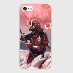 Чехол для iPhone 5/5S матовый Ghost of Tsushim Призрак Цусимы