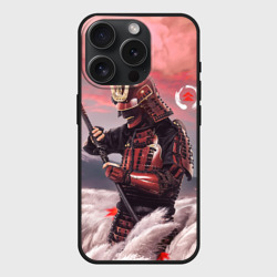 Чехол силиконовый для Apple iPhone 15 Pro матовый Ghost of Tsushim Призрак Цусимы