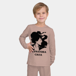 Детская пижама с лонгсливом хлопок Ахматова сила - фото 2