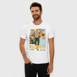 Мужская футболка хлопок Slim Эсканор - фото 2