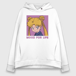 Женское худи Oversize хлопок Mood Сейлор мун