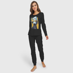 Женская пижама с лонгсливом хлопок Римуру Темпест - фото 2