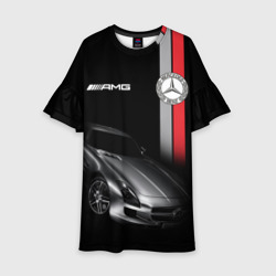 Детское платье 3D Mercedes Benz AMG