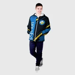 Мужская куртка 3D Python Пайтон - фото 2