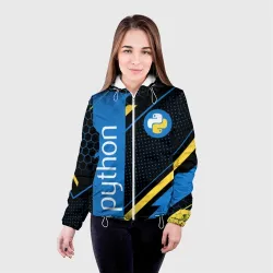 Женская куртка 3D Python Пайтон - фото 2