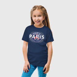 Детская футболка хлопок PSG Core Wordmark Graphic New 2022-23 - фото 2