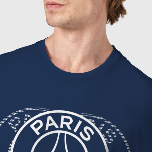 Мужская футболка хлопок PSG | Core Wordmark Clear (New 2022/23) - фото 6