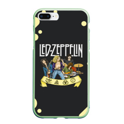 Чехол для iPhone 7Plus/8 Plus матовый LED Zeppelin лед Зеппелин