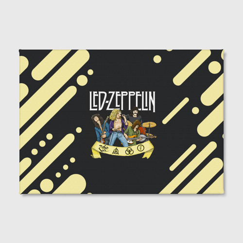 Холст прямоугольный LED Zeppelin лед Зеппелин, цвет 3D печать - фото 2